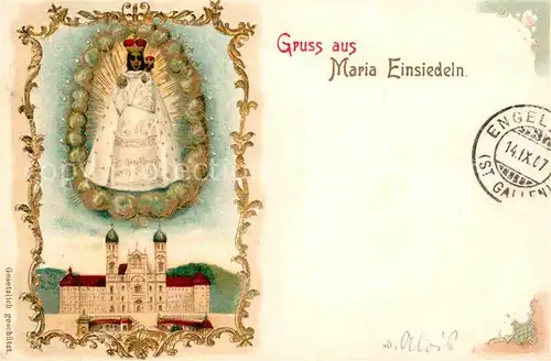 AK / Ansichtskarte Einsiedeln SZ Kloster Gnaden Mutter  Kat. Einsiedeln