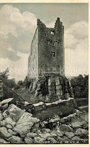 AK / Ansichtskarte Lahr Schwarzwald Ruine Hohengeroldseck Kat. Lahr