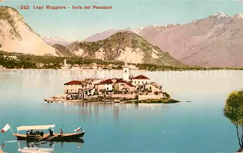 AK / Ansichtskarte Lago Maggiore Isola dei Pescatori Kat. Italien