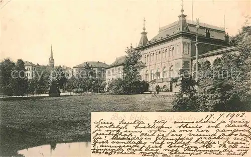 AK / Ansichtskarte Bad Elster Koenigliches Kurhaus Kat. Bad Elster