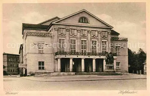 AK / Ansichtskarte Weimar Thueringen Hoftheater Kat. Weimar