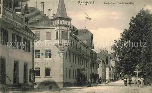 AK / Ansichtskarte Koenigsfeld Schwarzwald Gasthof der Bruedergemeine  Kat. Koenigsfeld im Schwarzwald