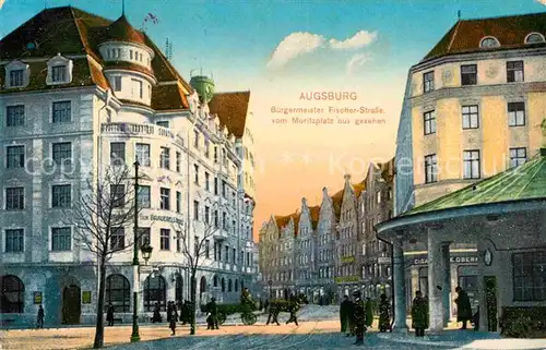 AK / Ansichtskarte Augsburg Buergermeister Fischer Strasse  Kat. Augsburg