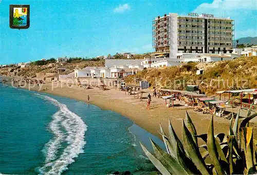AK / Ansichtskarte Torremolinos Playa Hotel Triton Strand Kat. Malaga Costa del Sol