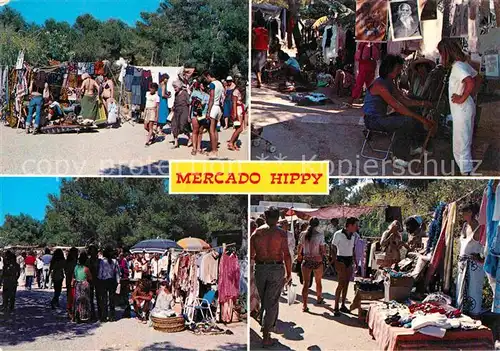 AK / Ansichtskarte Santa Eulalia del Rio Club Punta Arabi Hippie Markt Kat. Ibiza Islas Baleares