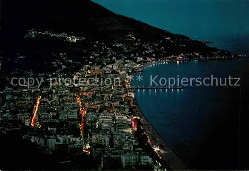 AK / Ansichtskarte Alassio Panorama di notte Riviera dei Fiori Kat. 