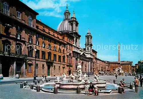 AK / Ansichtskarte Roma Rom Piazza Navona Platz Brunnen Kat. 