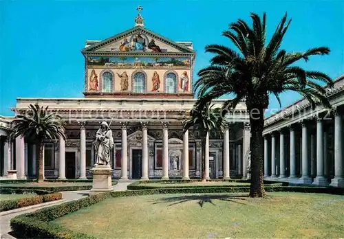 AK / Ansichtskarte Roma Rom Basilica di S Paolo Fuori le Mura Basilika Kat. 