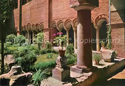 AK / Ansichtskarte Roma Rom Basilica di S Lorenzo fuori le Mura Chiostro Basilika Kreuzgang Kat. 