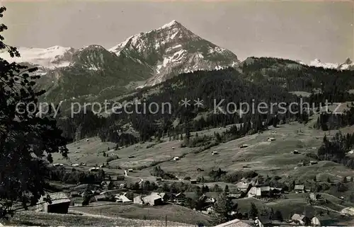 AK / Ansichtskarte Lauenen Panorama Berner Alpen Kat. Lauenen