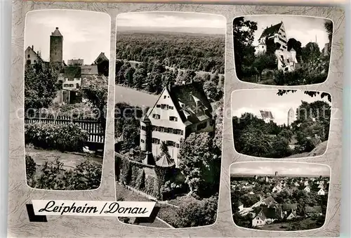 AK / Ansichtskarte Leipheim Donau Ortsansichten Schloss Panorama Kat. Leipheim