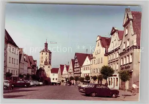 AK / Ansichtskarte Guenzburg Donau Rathaus Marktplatz