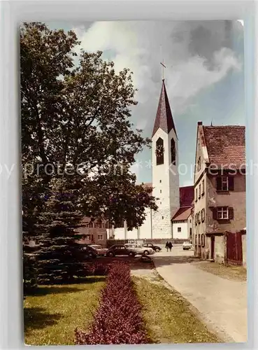 AK / Ansichtskarte Guenzburg Donau Kirche