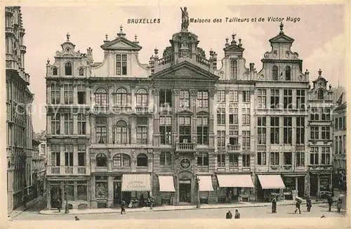 AK / Ansichtskarte Bruessel Bruxelles Maisons des Tailleurs et de Victor Hugo Kat. 
