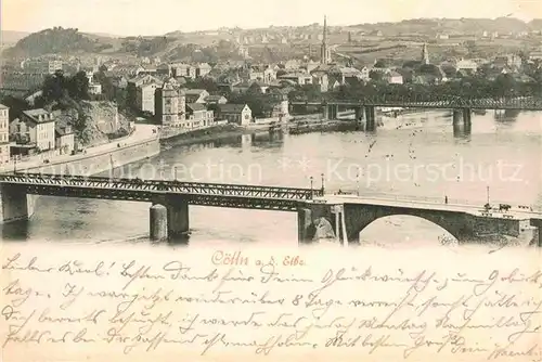 AK / Ansichtskarte Coelln Elbe Elbbruecke Kat. Meissen