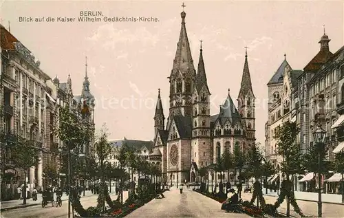 AK / Ansichtskarte Berlin Kaiser Wilhelm Gedaechtnis Kirche Kat. Berlin