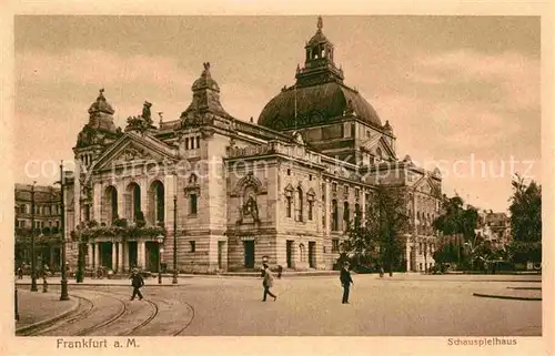 AK / Ansichtskarte Frankfurt Main Schauspielhaus Kat. Frankfurt am Main