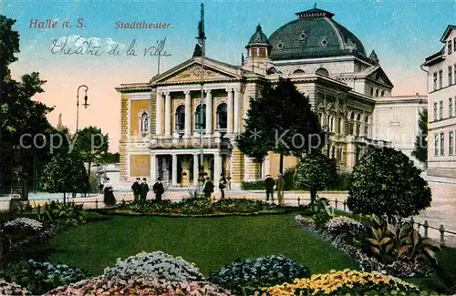 AK / Ansichtskarte Halle Saale Stadttheater Kat. Halle