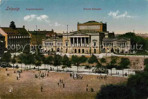 AK / Ansichtskarte Leipzig Augustusplatz Neues Theater Kat. Leipzig