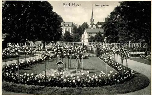 AK / Ansichtskarte Bad Elster Rosengarten Kat. Bad Elster