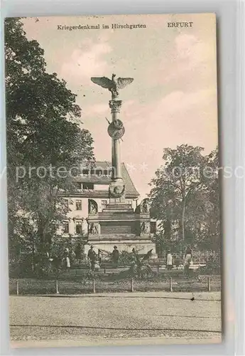 AK / Ansichtskarte Erfurt Kriegerdenkmal Hirschgarten Kat. Erfurt