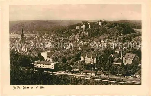 AK / Ansichtskarte Heidenheim Brenz Schloss Hellenstein Panorama Kat. Heidenheim an der Brenz