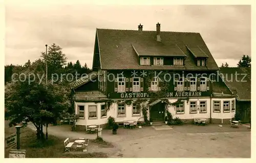 AK / Ansichtskarte Freudenstadt Gasthof Auerhahn Zwieselberg Kat. Freudenstadt