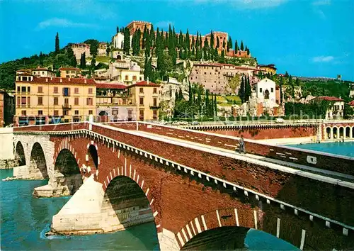 AK / Ansichtskarte Verona Veneto Ponte Pietra Kat. Verona