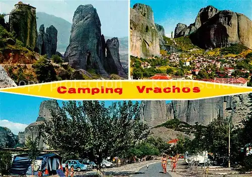 AK / Ansichtskarte Meteora Camping Vrachos Kloster Kat. Kalambaka