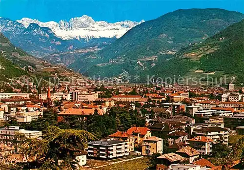 AK / Ansichtskarte Bolzano Panorama e Catinaccio Blick gegen den Rosengarten Dolomiten Kat. Bolzano