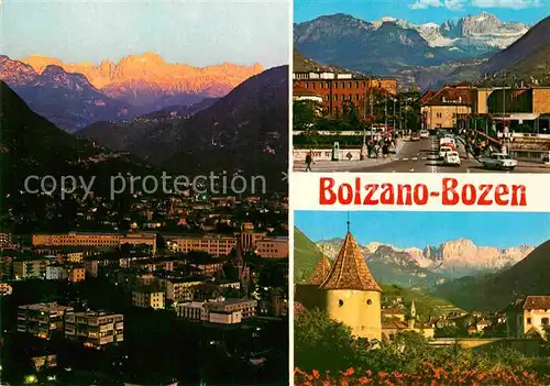 AK / Ansichtskarte Bolzano verso il Catinaccio Panorama Blick gegen Rosengarten Dolomiten Kat. Bolzano