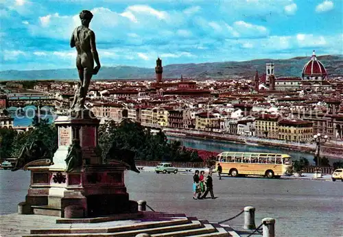 AK / Ansichtskarte Firenze Toscana Piazzale Michelangelo Monumento Denkmal Statue Kathedrale Kat. Firenze