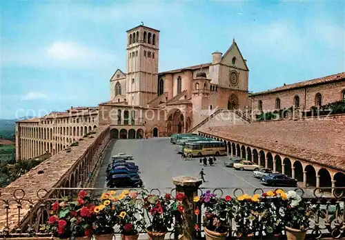 AK / Ansichtskarte Assisi Umbria Basilica di San Francesco Basilika Kat. Assisi