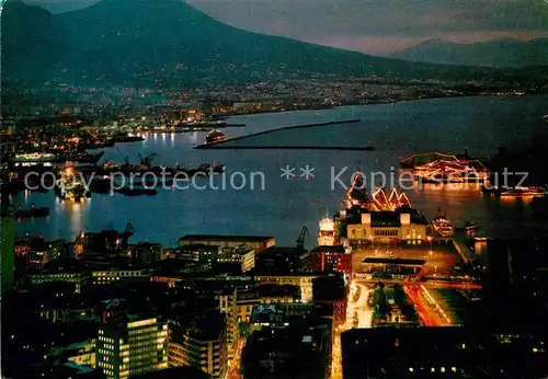 AK / Ansichtskarte Napoli Neapel Il porto notturno Kat. Napoli