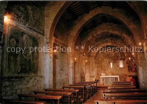 AK / Ansichtskarte Assisi Umbria Chiesa di San Stefano interno Kat. Assisi