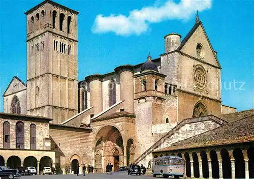 AK / Ansichtskarte Assisi Umbria Basilica di San Francesco Basilika Kat. Assisi