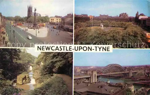 AK / Ansichtskarte Newcastle upon Tyne Haymarket Eldon Square Jesmond Dene Tyne Bridge Kat. Newcastle upon Tyne