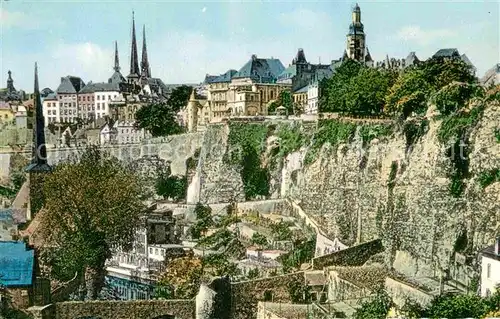 AK / Ansichtskarte Luxembourg Luxemburg Le Bock Kat. Luxembourg