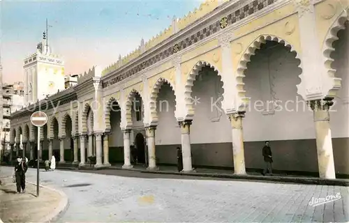 AK / Ansichtskarte Alger Algerien Rue de la Marine Mosquee Djama El Kebir