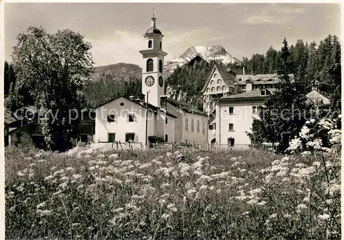 AK / Ansichtskarte Sils Maria Graubuenden mit Piz della Margna Kat. Sils Maria