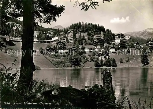 AK / Ansichtskarte Arosa GR Motiv am Untersee Kat. Arosa