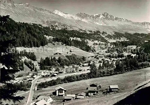 AK / Ansichtskarte Churwalden mit Parpaner Rothorn Kat. Churwalden