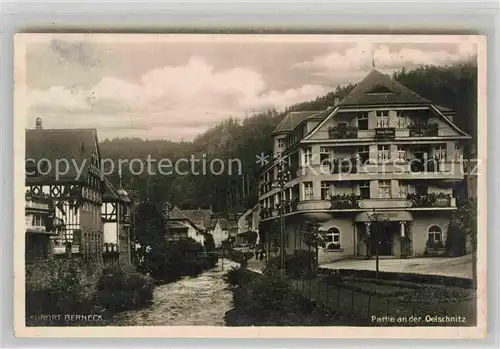 AK / Ansichtskarte Bad Berneck Partie an der Oelschnitz Kat. Bad Berneck Fichtelgebirge