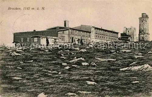 AK / Ansichtskarte Brocken Harz Hotel Aussichtsturm