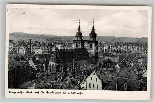 AK / Ansichtskarte Bayreuth Stiftskirche Kat. Bayreuth