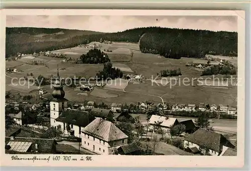 AK / Ansichtskarte Warmensteinach Kirche Panorama  Kat. Warmensteinach Fichtelgebirge