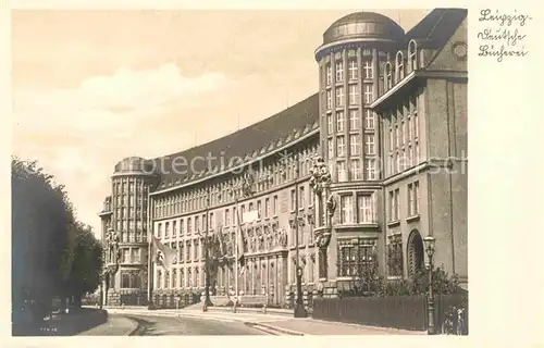 AK / Ansichtskarte Bibliothek Library Leipzig Deutsche Buecherei Kat. Gebaeude