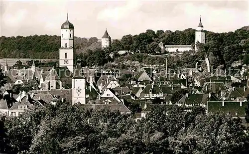 AK / Ansichtskarte Biberach Riss Panorama Kirche  Kat. Biberach an der Riss