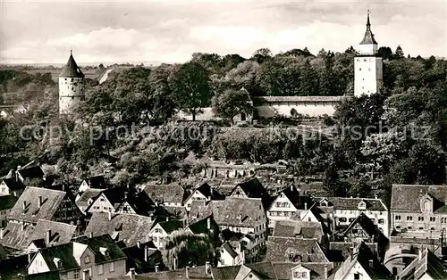 AK / Ansichtskarte Biberach Riss Weisser Turm Gigelberg Panorama Kat. Biberach an der Riss