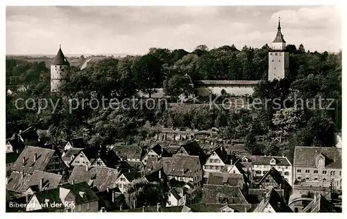 AK / Ansichtskarte Biberach Riss Weisser Turm Gigelturm Panorama Kat. Biberach an der Riss